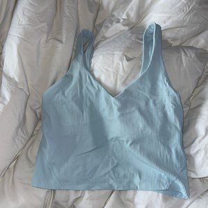 Powder Blue Ribbed Lululemon Align Tank, Size 8